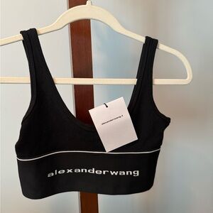 Alexander Wang Black top with White Accents